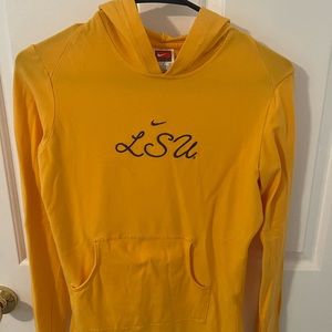 LSU Nike Gold Pullover Hoodie Women’s Size Small